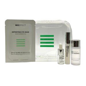 BIOEFFECT EFG Flawless Radiance 4 piece Set with pouch - Serum Exfoliator Mask